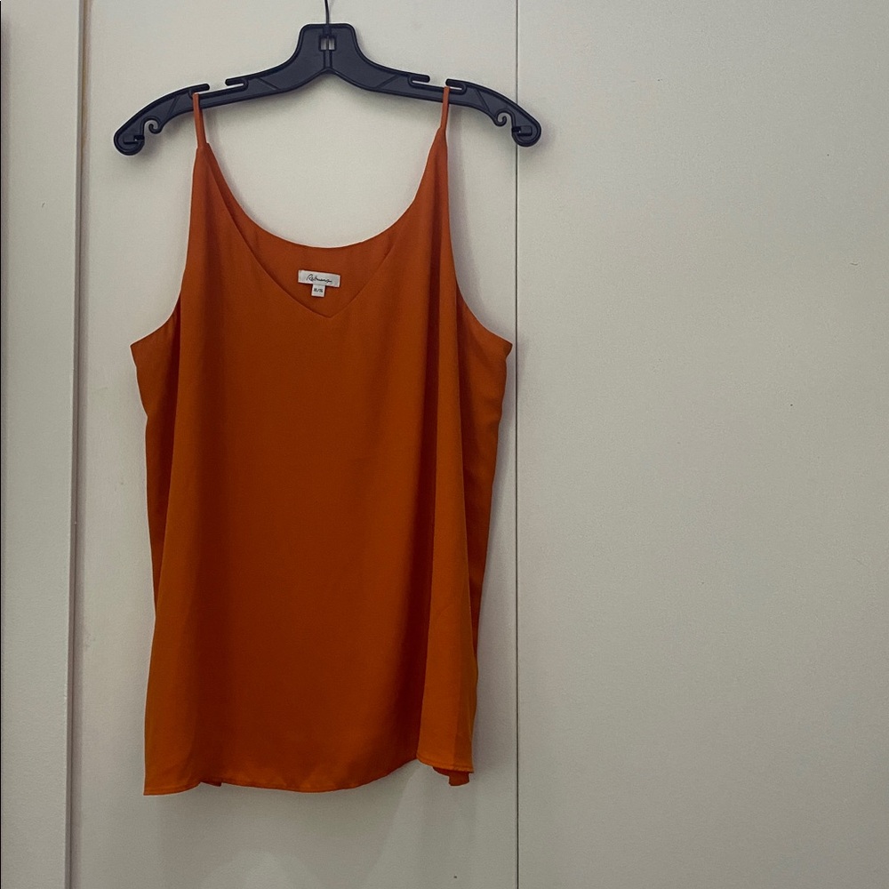 Reitmans orange tank top blouse